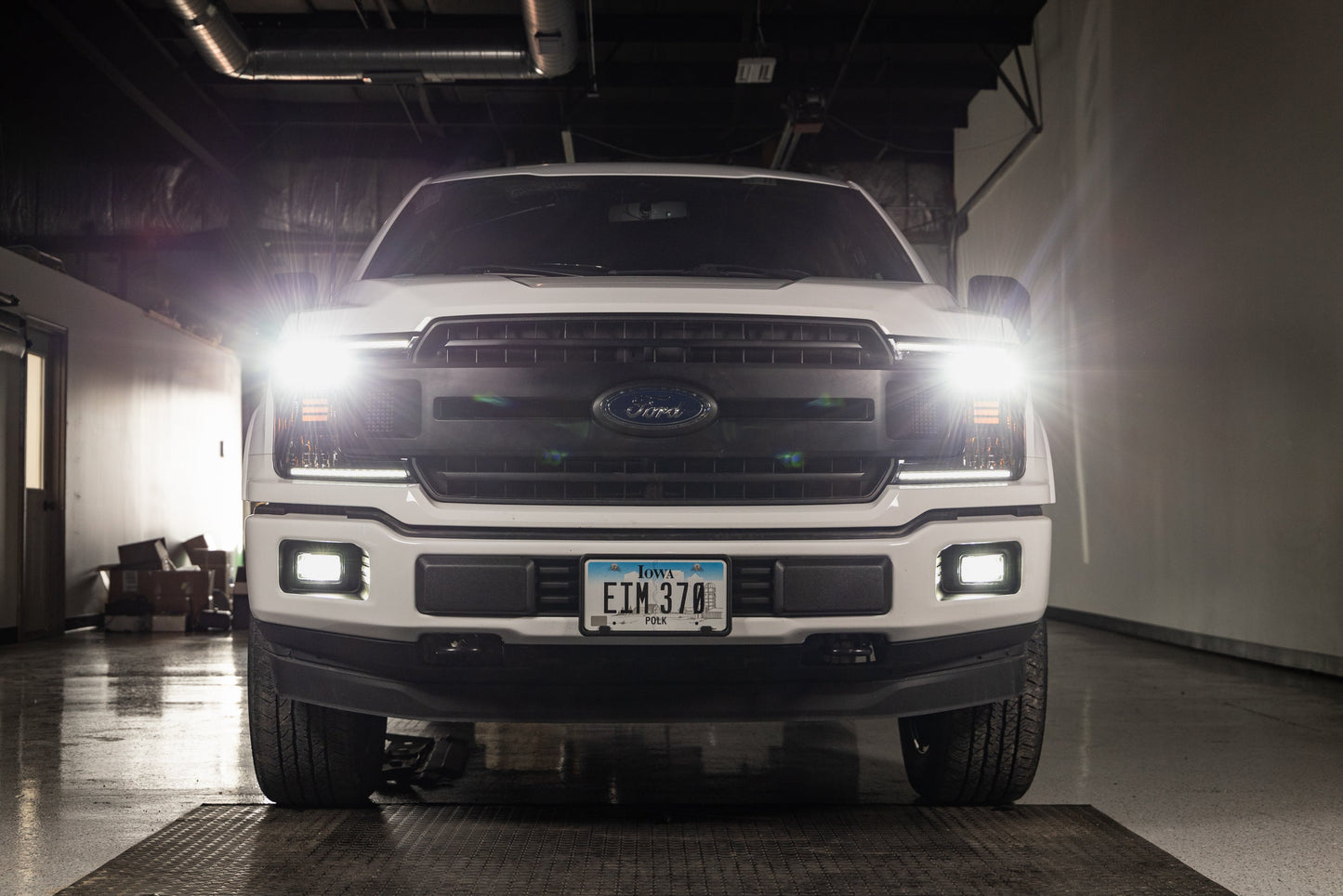 OLM Select Line LED Fog Lights (Chrome) - 15-20 Ford F150 17-22 F250/F350 by MYX Automotive