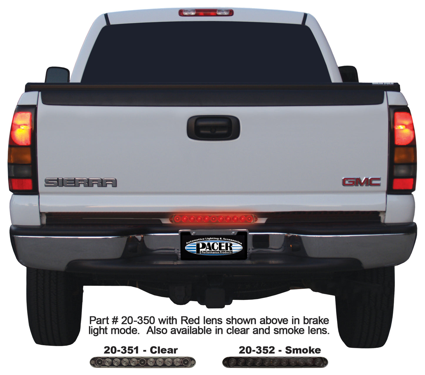 Outback F4 15" Mini LED Light Bar, Red by Pacer Performance