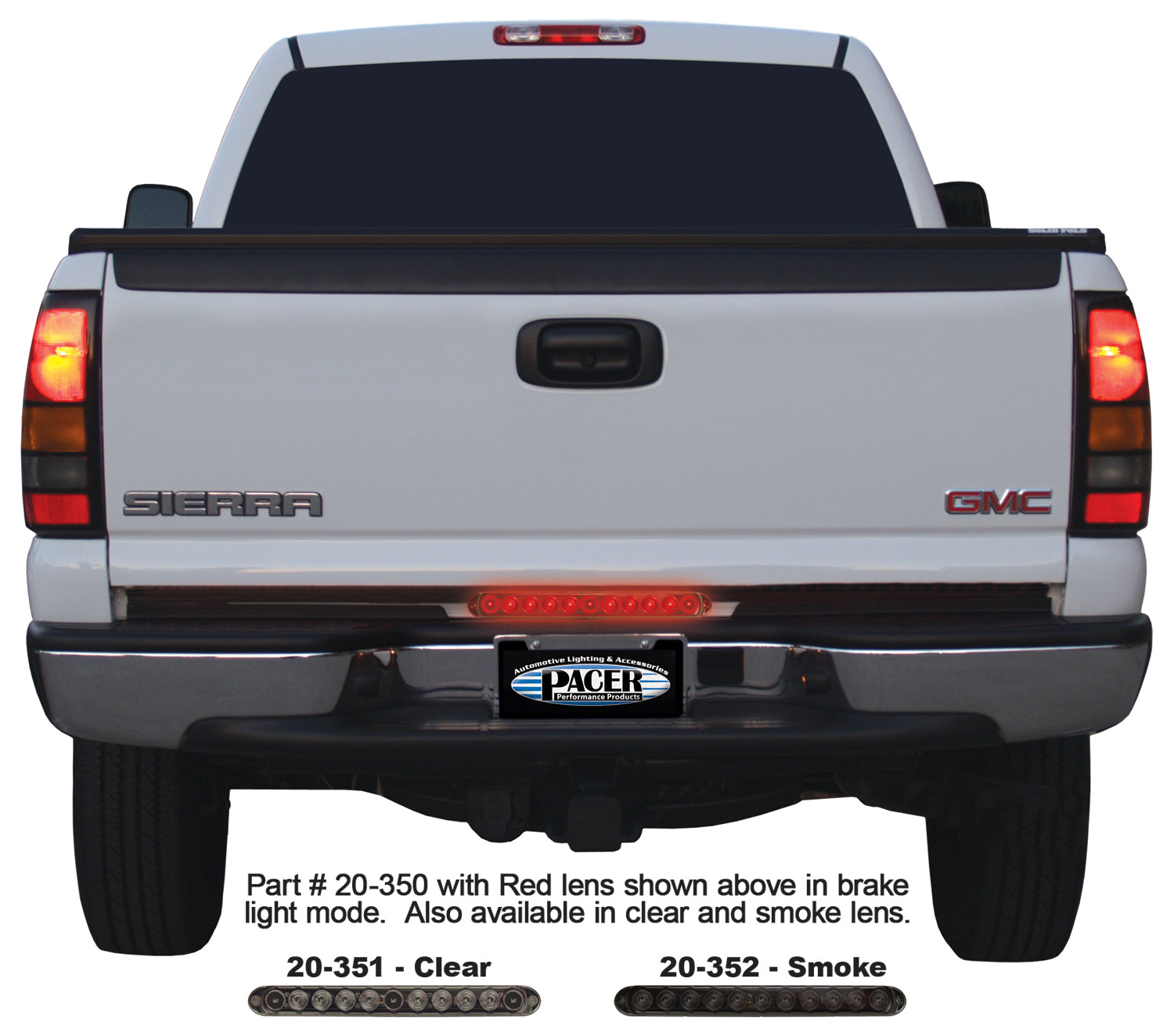 Outback F4 15" Mini LED Light Bar, Red by Pacer Performance