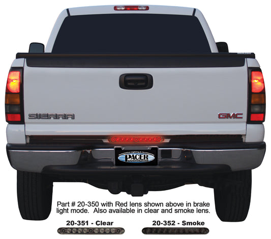 Outback F4 15" Mini LED Light Bar, Red by Pacer Performance