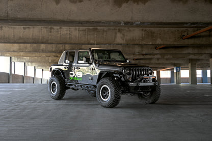 FS-25 Stubby Front Bumper with Plated Bull Bar by DV8 Offroad