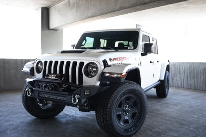 Jeep Wrangler JL & Gladiator JT FS-7 Mid-Width Winch Front Bumper by DV8 Offroad