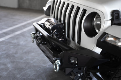 Jeep Wrangler JL & Gladiator JT FS-7 Mid-Width Winch Front Bumper by DV8 Offroad