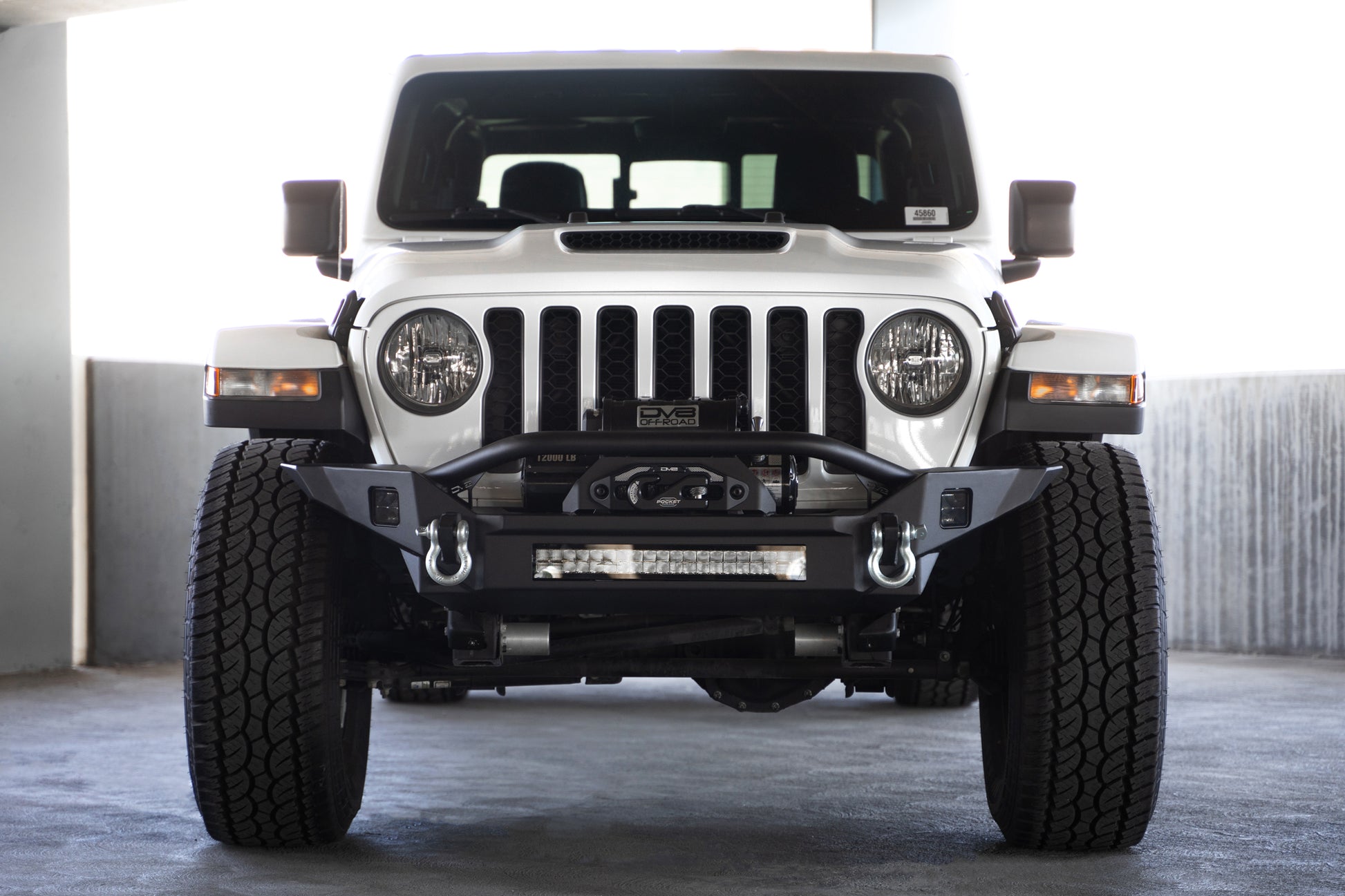 Jeep Wrangler JL & Gladiator JT FS-7 Mid-Width Winch Front Bumper by DV8 Offroad