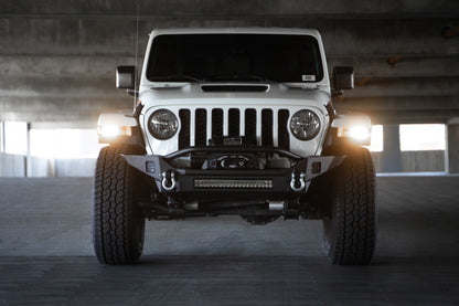 Jeep Wrangler JL & Gladiator JT FS-7 Mid-Width Winch Front Bumper by DV8 Offroad