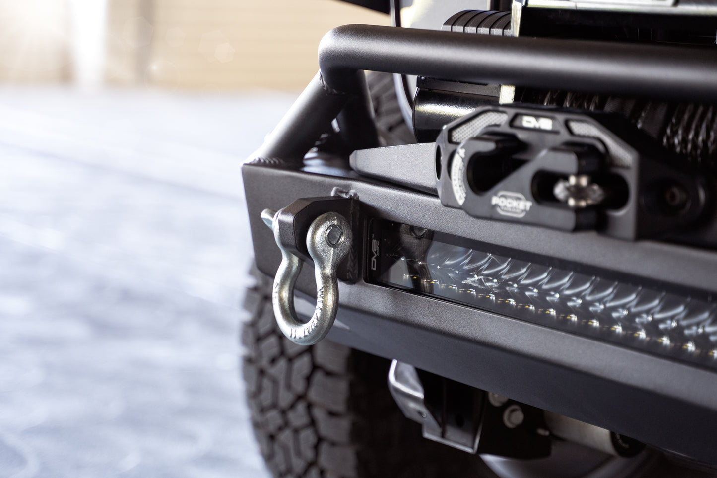 Jeep Wrangler JK/JL & Gladiator JT FS-1 Series Stubby Front Bumper by DV8 Offroad
