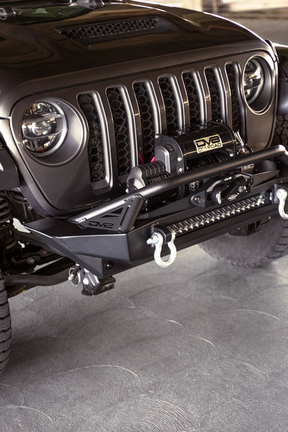 Jeep Wrangler JK/JL & Gladiator JT FS-1 Series Stubby Front Bumper by DV8 Offroad