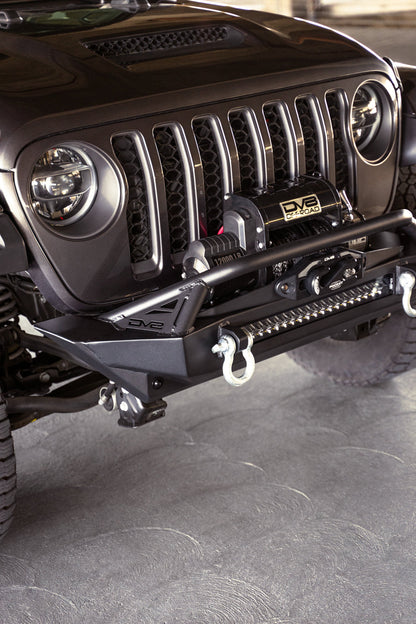 Jeep Wrangler JK/JL & Gladiator JT FS-1 Series Stubby Front Bumper by DV8 Offroad