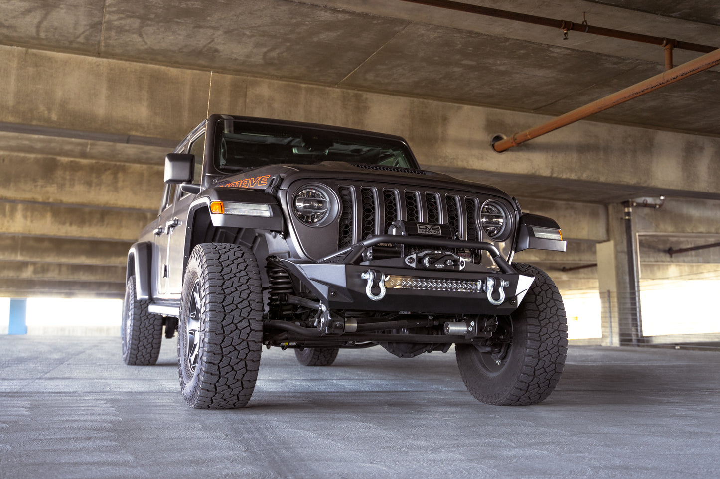 Jeep Wrangler JK/JL & Gladiator JT FS-1 Series Stubby Front Bumper by DV8 Offroad