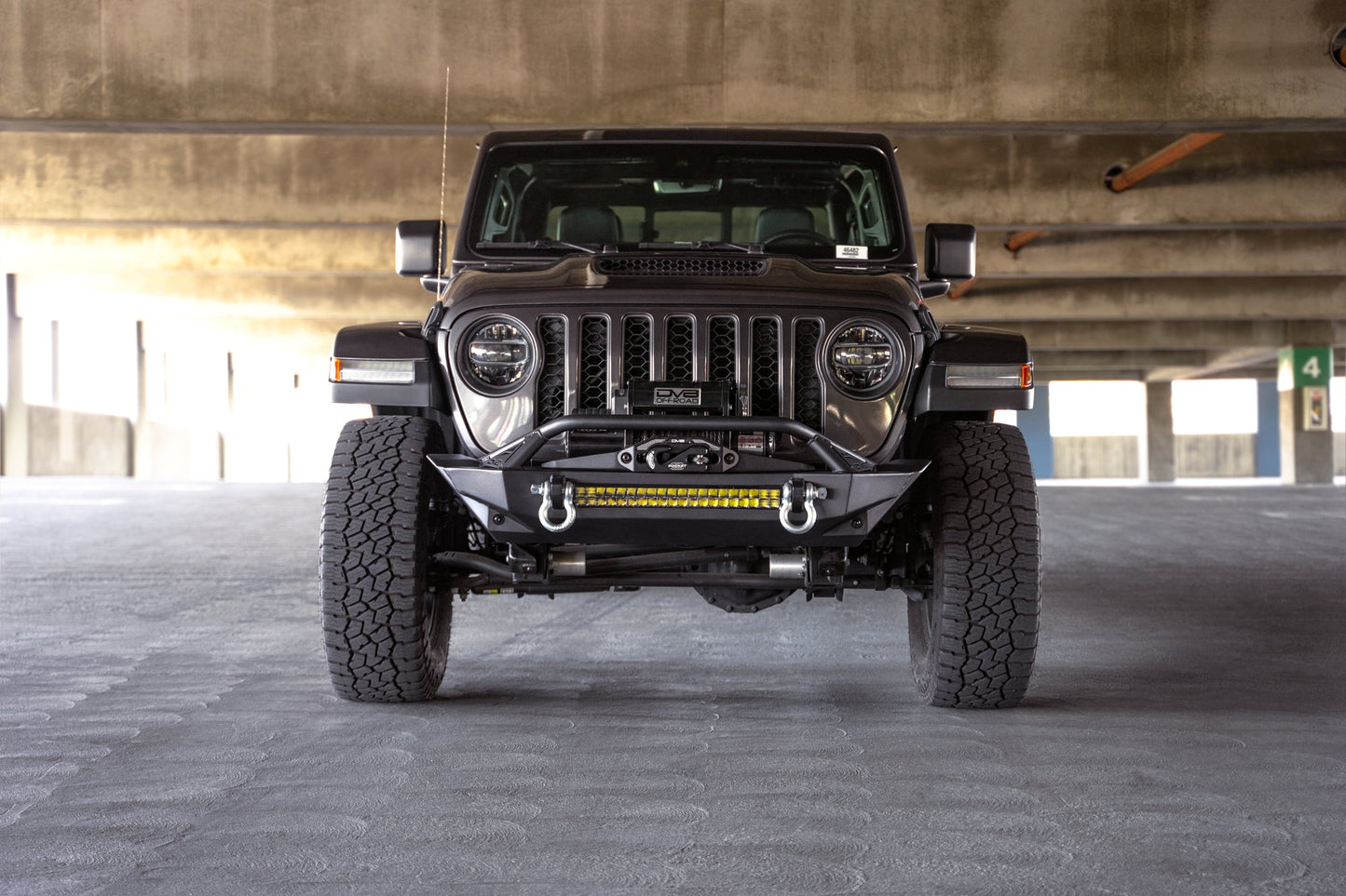 Jeep Wrangler JK/JL & Gladiator JT FS-1 Series Stubby Front Bumper by DV8 Offroad