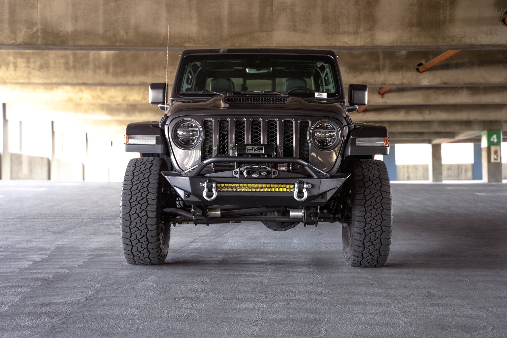 Jeep Wrangler JK/JL & Gladiator JT FS-1 Series Stubby Front Bumper by DV8 Offroad