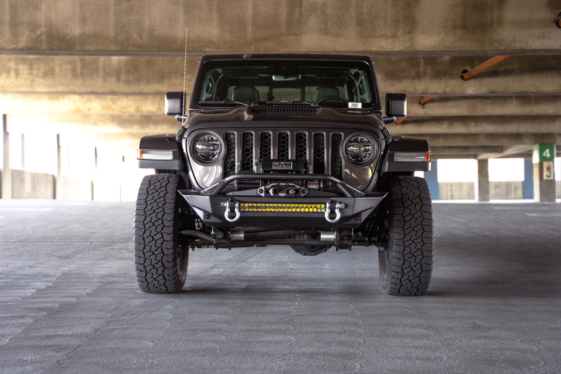 Jeep Wrangler JK/JL & Gladiator JT FS-1 Series Stubby Front Bumper by DV8 Offroad