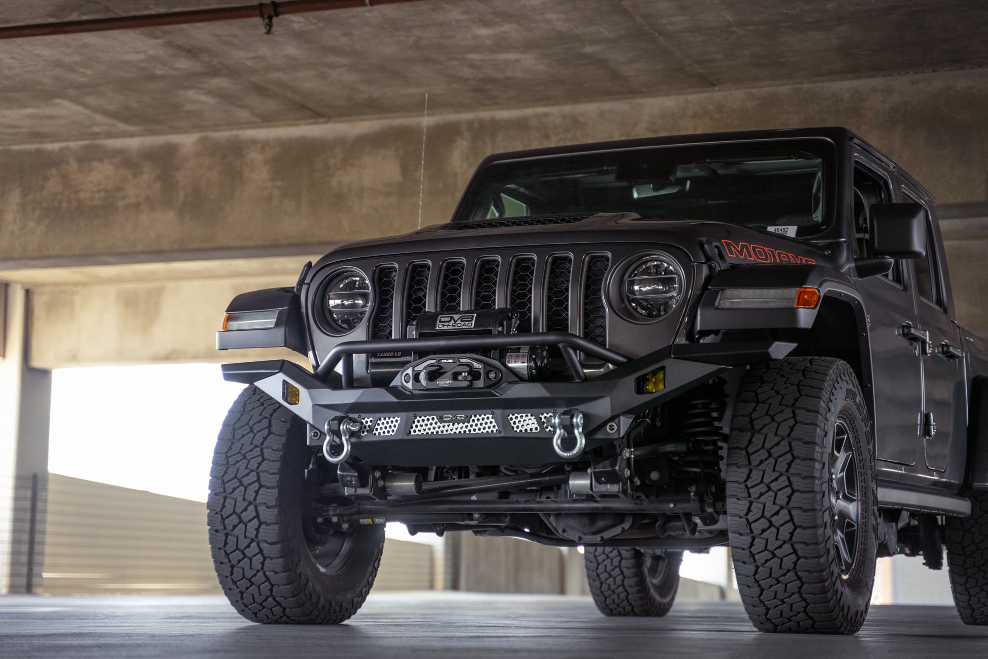 Jeep Wrangler JK/JL & Gladiator JT MTO Series Front Bumper by DV8 Offroad