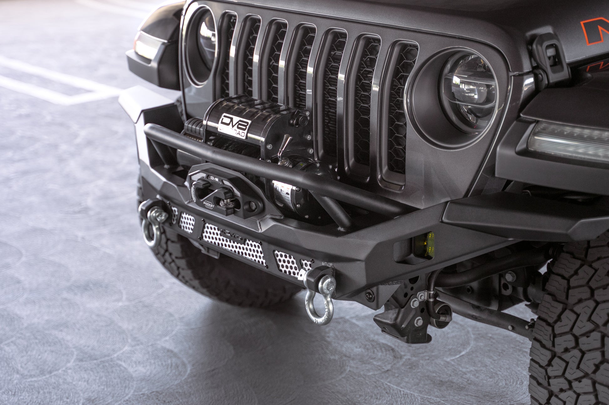 Jeep Wrangler JK/JL & Gladiator JT MTO Series Front Bumper by DV8 Offroad