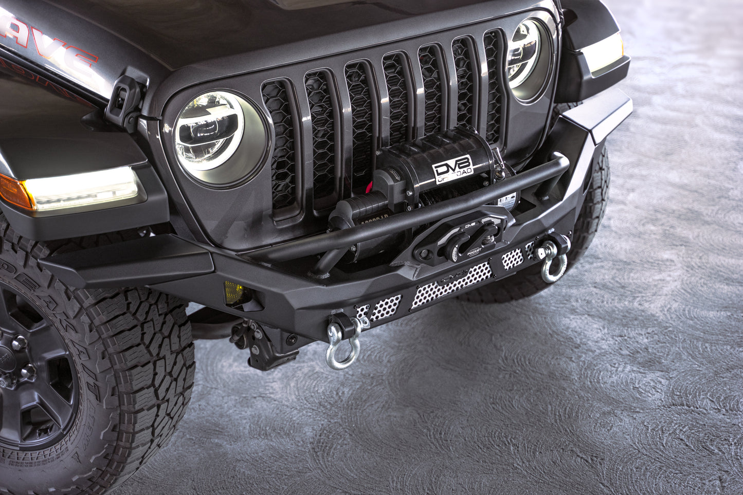 Jeep Wrangler JK/JL & Gladiator JT MTO Series Front Bumper by DV8 Offroad