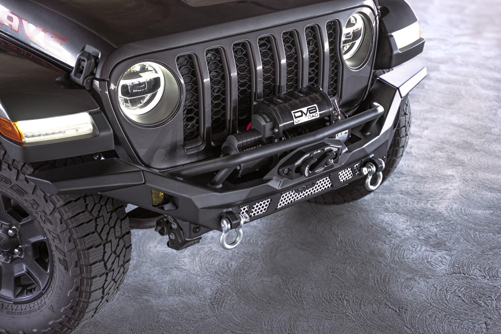 Jeep Wrangler JK/JL & Gladiator JT MTO Series Front Bumper by DV8 Offroad