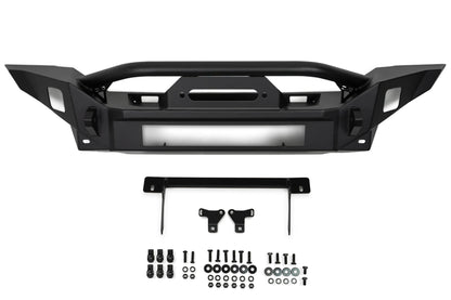 Jeep Wrangler JL & Gladiator JT FS-7 Mid-Width Winch Front Bumper by DV8 Offroad