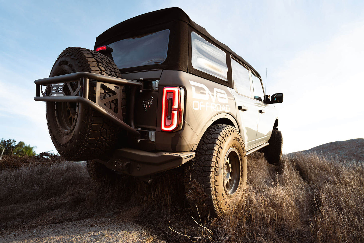 Fender flare deletes for the 2021+ Bronco by DV8 Offroad