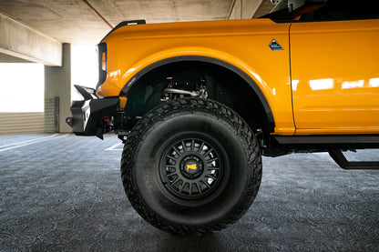 Fender flare deletes for the 2021+ Bronco by DV8 Offroad