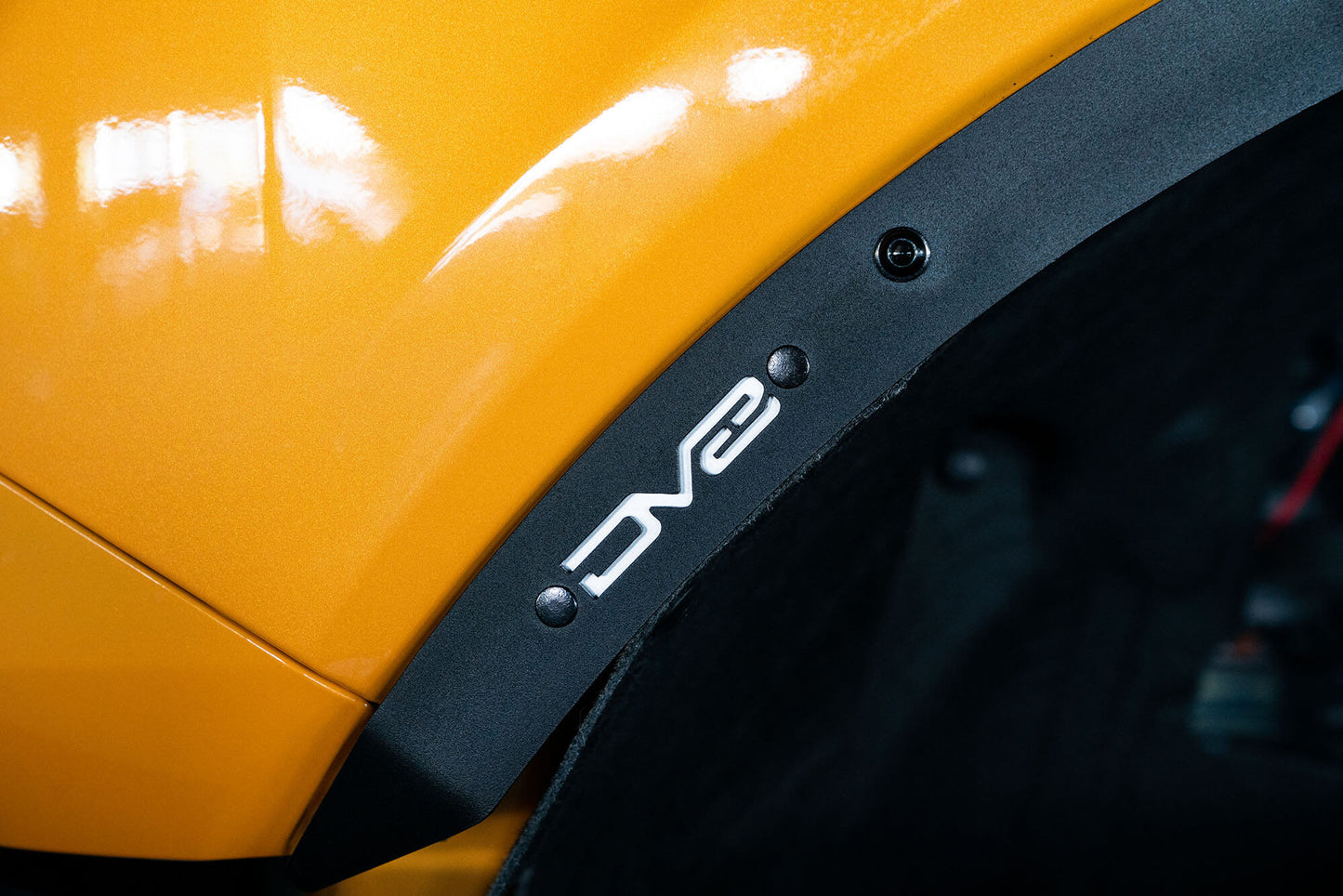 Fender flare deletes for the 2021+ Bronco by DV8 Offroad