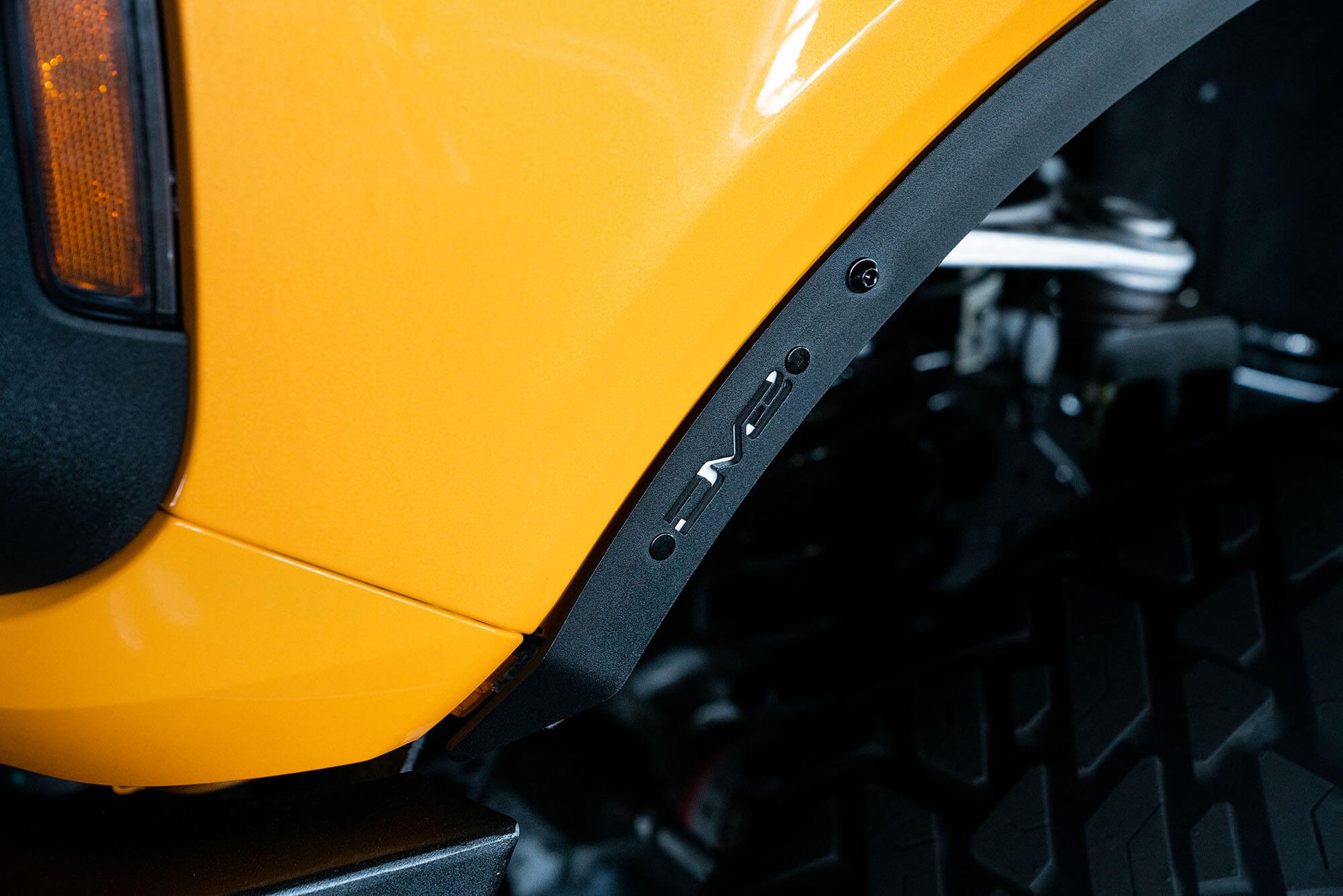 Fender flare deletes for the 2021+ Bronco by DV8 Offroad