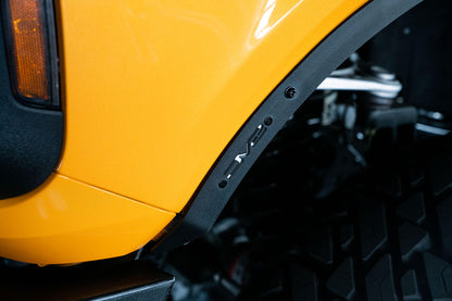 Fender flare deletes for the 2021+ Bronco by DV8 Offroad