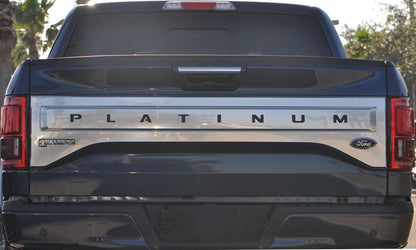 Tailgate Letter Inserts Fits 2015-2017 Ford F-150 Platinum by Tufskinz.com