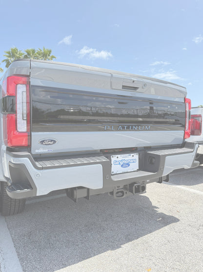 Platinum Tailgate Lettering Kit Fits 2025-2026 Ford Super Duty Platinum by Tufskinz.com