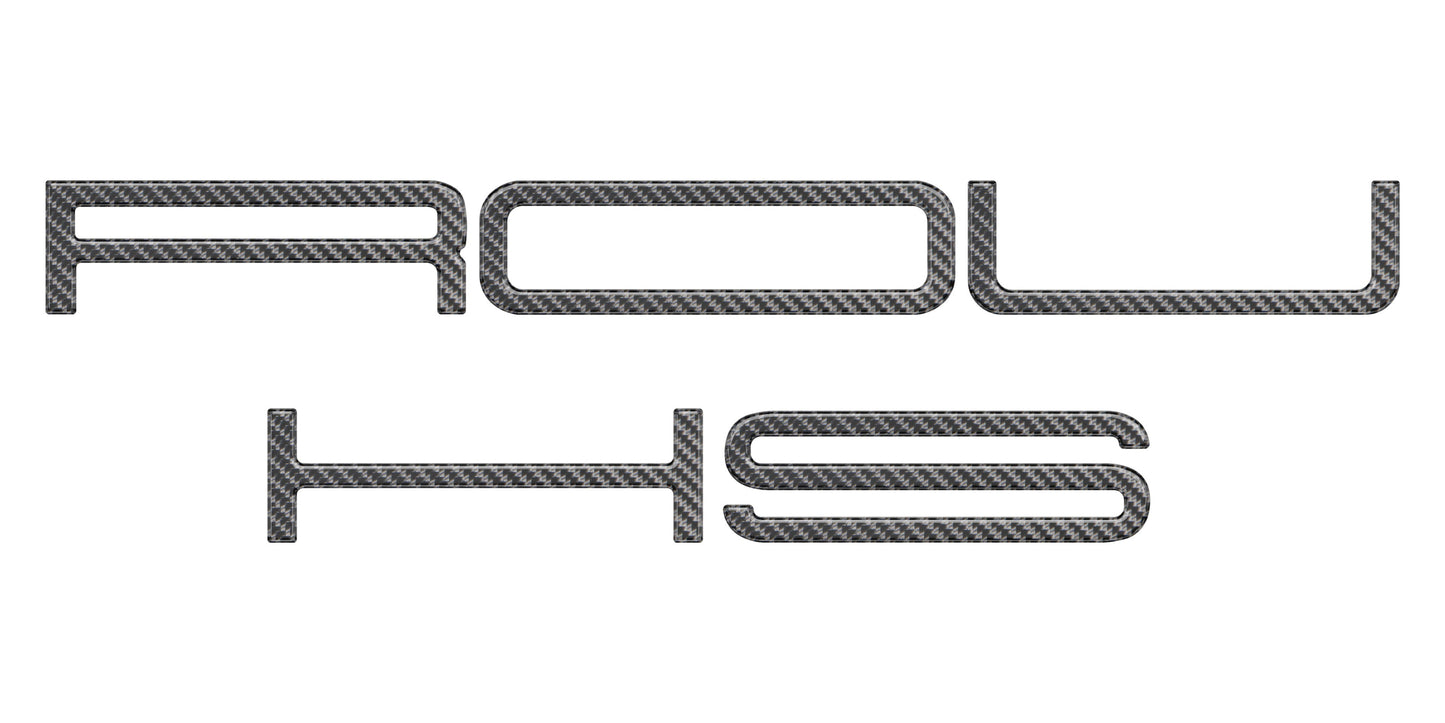 Grille Letter Inserts Fits 2015-2018, 2019-2020, 2021-2022 Ford F-150 by Tufskinz.com