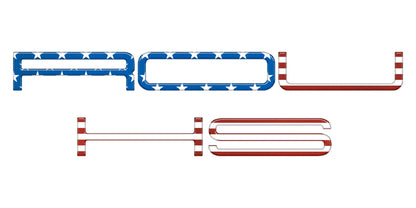 Grille Letter Inserts Fits 2015-2018, 2019-2020, 2021-2022 Ford F-150 by Tufskinz.com