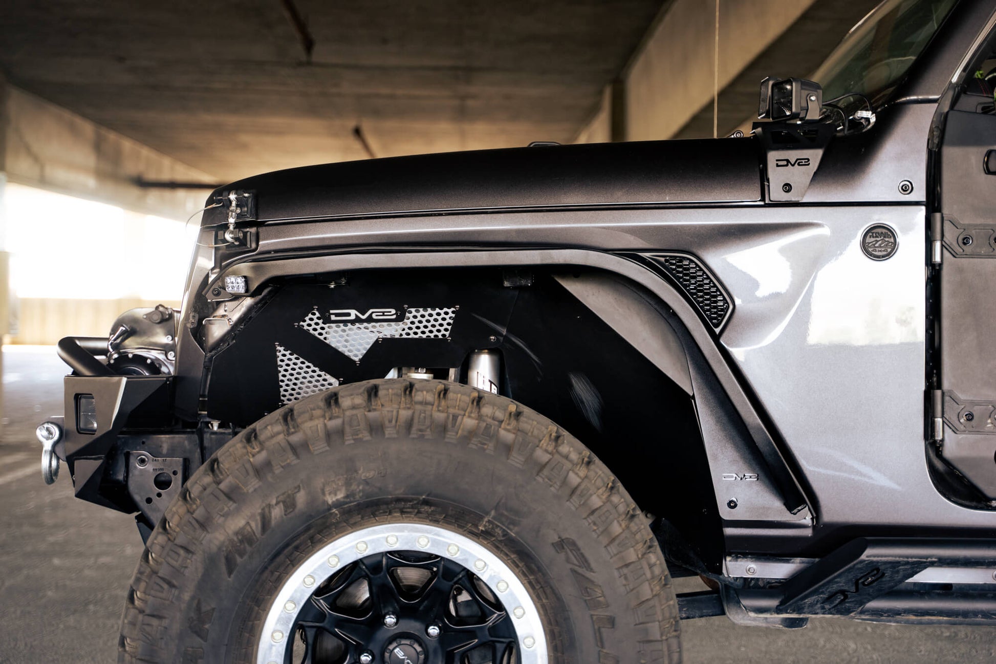 Slim Width to Fit through Tighter Spaces on the Trail by DV8 Offroad