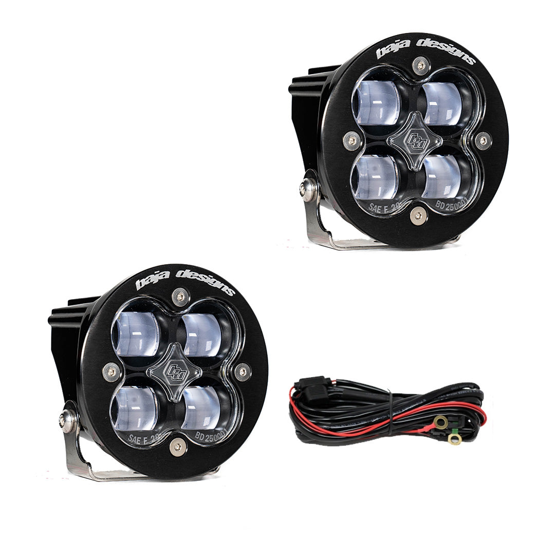 Squadron-R SAE LED Light Pod Pair (SAE Fog; Clear) by Baja Designs