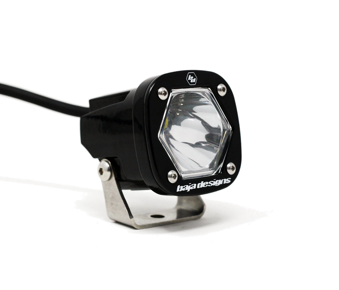 S1 Black LED Light Pod (Spot; Clear) by Baja Designs