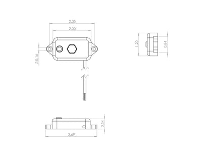 LED Dome Light with Switch (Baja Amber) by Baja Designs