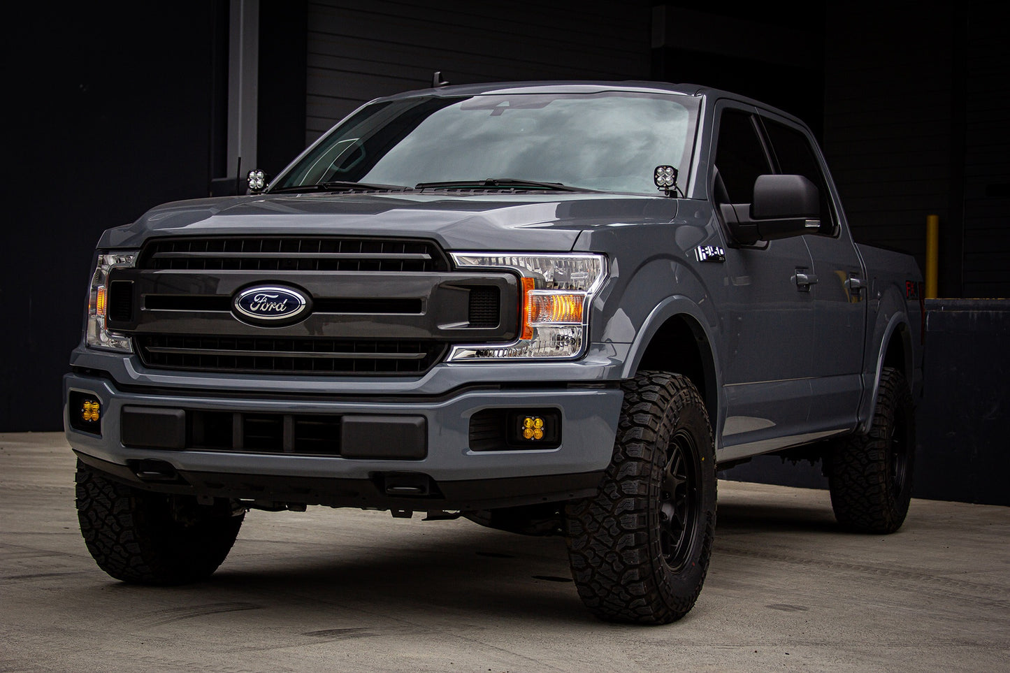 Squadron Pro A-Pillar Kit - '15-20 F-150 (High Speed Sport; Clear) by Baja Designs