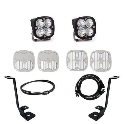 Squadron Sport A-Pillar Kit - '21-22 F-150 (Spot; Clear; Upfitter Wiring) by Baja Designs