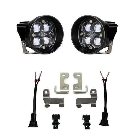 Squadron-R SAE Fog Pocket Kit - '16-21 RAV4; '14-19 Highlander (SAE Fog; Clear) by Baja Designs