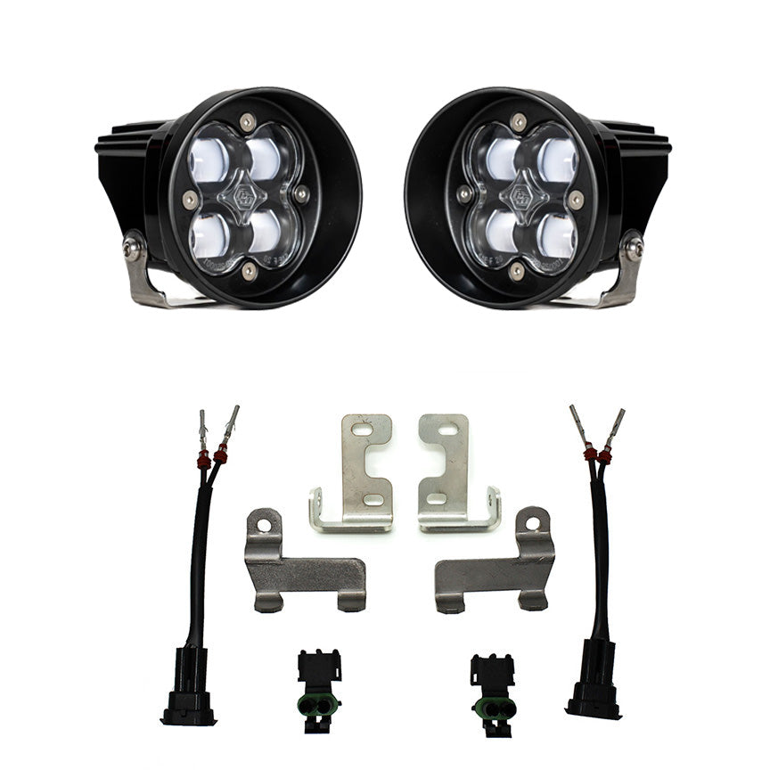 Squadron-R SAE Fog Pocket Kit - '16-21 RAV4; '14-19 Highlander (SAE Fog; Clear) by Baja Designs