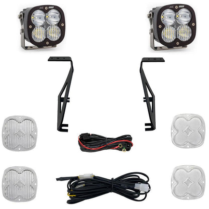 XL80 A-Pillar Kit - '21-23 F-150 Raptor (Driving/Combo; Clear) by Baja Designs