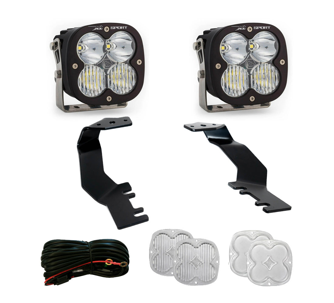 XL Sport A-Pillar Kit - '22-On Tundra, '23-On Sequoia (Driving/Combo; Clear) by Baja Designs