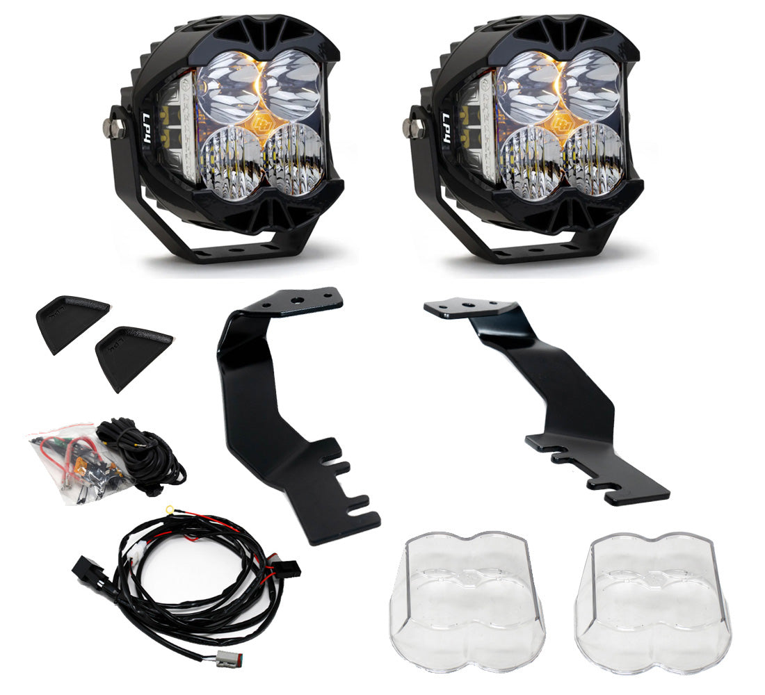 LP4 Pro A-Pillar Kit - '22-On Tundra, '23-On Sequoia (Driving/Combo; Clear) by Baja Designs