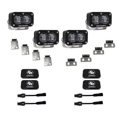 S2 SAE Fog Pocket Kits - Ford '21-On F-150 Raptor, '24-On F-150 Raptor 37/R by Baja Designs