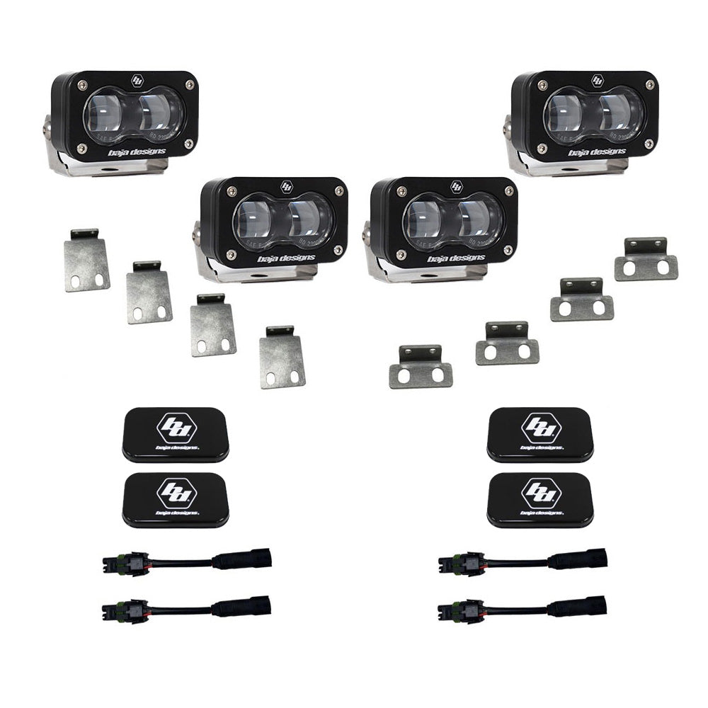 S2 SAE Fog Pocket Kits - Ford '21-On F-150 Raptor, '24-On F-150 Raptor 37/R by Baja Designs