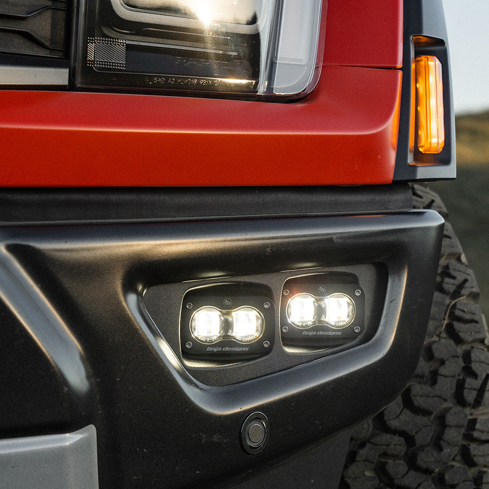 S2 SAE Fog Pocket Kits - Ford '21-On F-150 Raptor, '24-On F-150 Raptor 37/R by Baja Designs