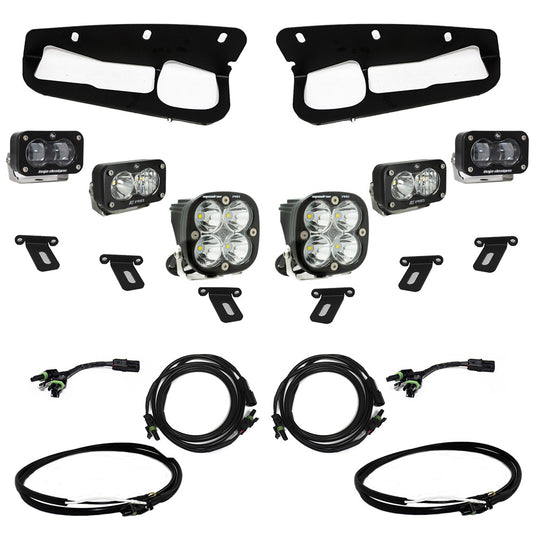 Ford, Bronco (21-On) S2 SAE FPK "Pro" Steel Bumper w/up by Baja Designs