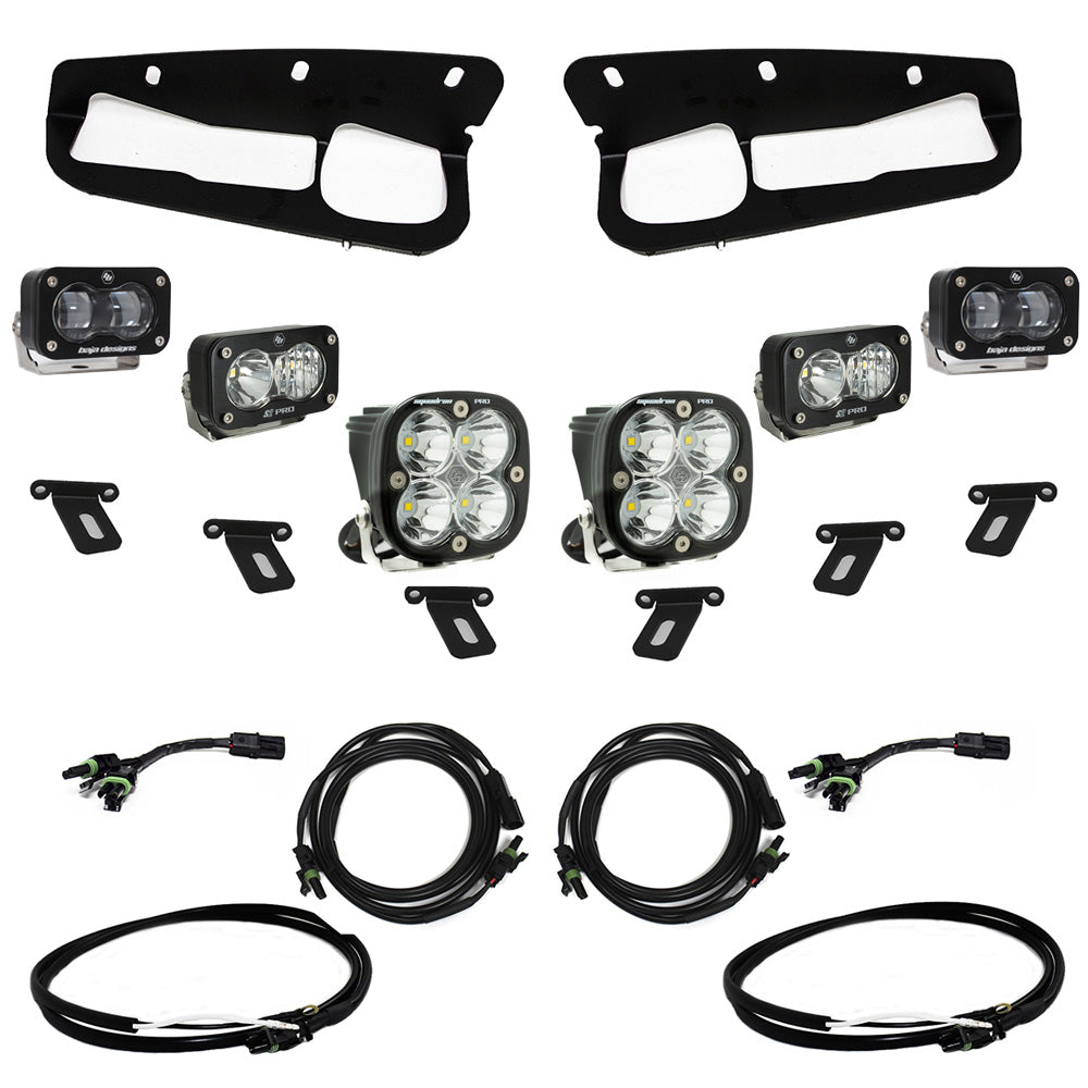 Ford, Bronco (21-On) S2 SAE FPK "Pro" Steel Bumper w/up by Baja Designs