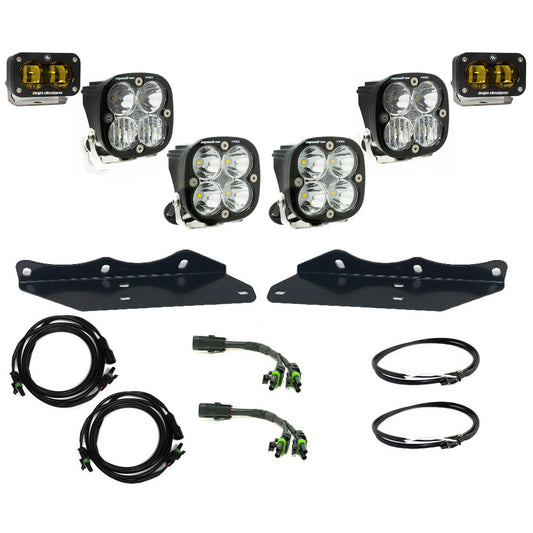 Ford, Raptor (17-20) Fog Pocket Kit S2 SAE Amber "Pro" by Baja Designs