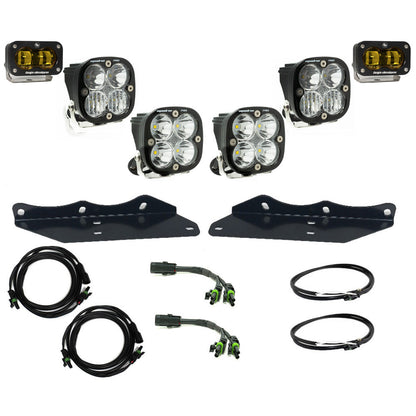 Ford, Raptor (17-20) Fog Pocket Kit S2 SAE Amber "Pro" by Baja Designs