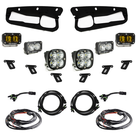 Ford, Bronco (21-On) S2 SAE Amber FPK Sportsmen Steel Bumper by Baja Designs