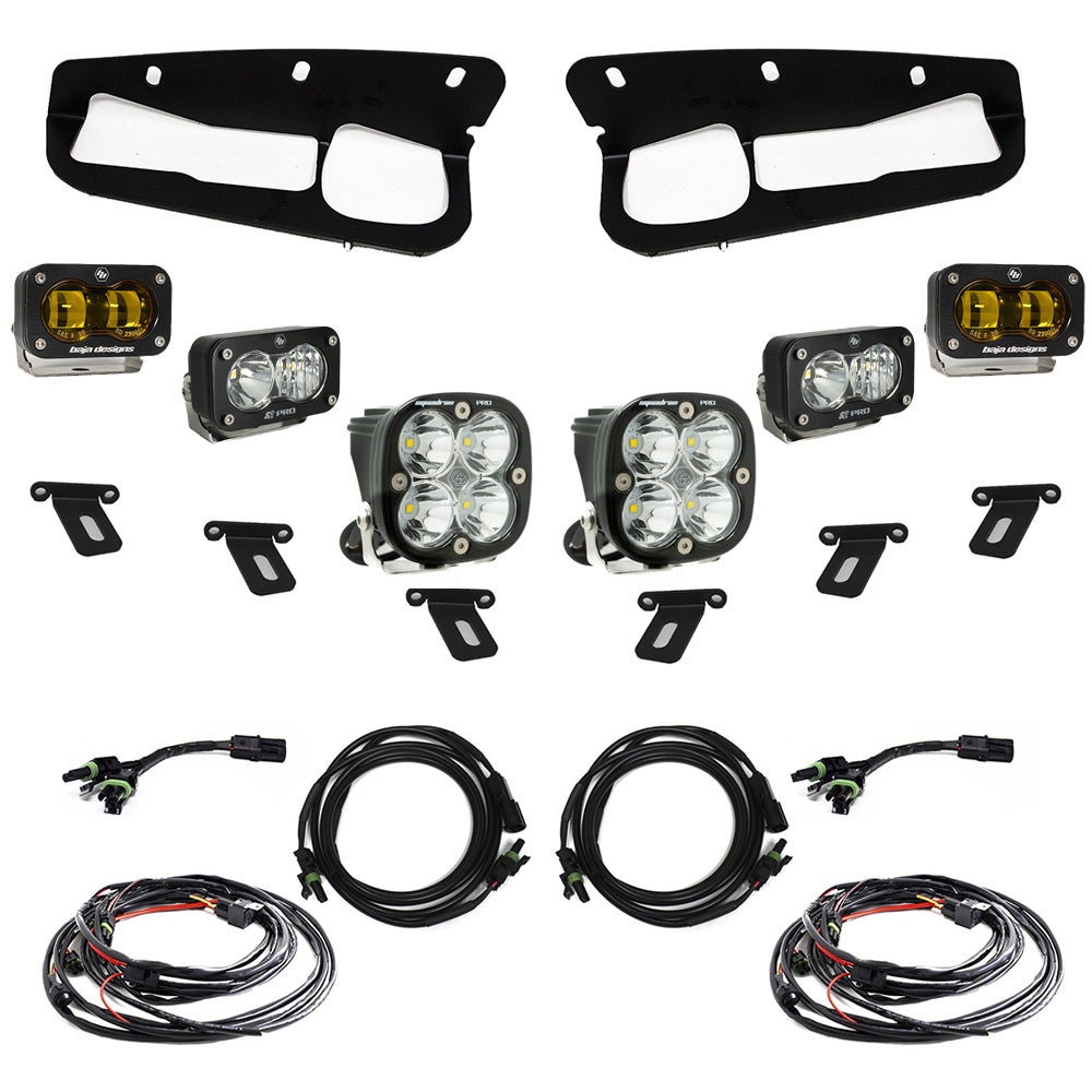 Ford, Bronco (21-On) S2 SAE Amber FPK "Pro" Steel Bumper by Baja Designs